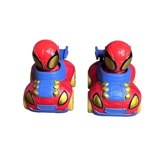 Set of 2 Spidey Car Vehicle 2” Action Figure Spidey & His Amazing Friends 2020 - Picture 1 of 6